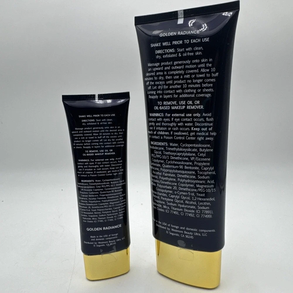Westmore Beauty Body Coverage Perfector Golden Radiance Duo 7oz & 2.5oz Sealed
